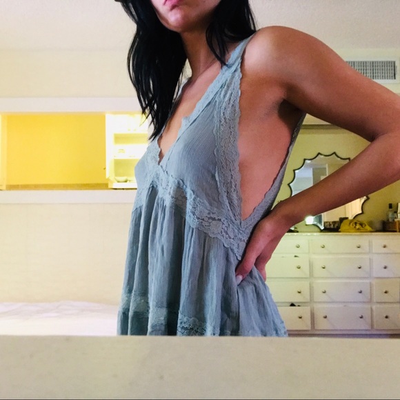 Free People lace tunic blouse - Picture 2 of 3